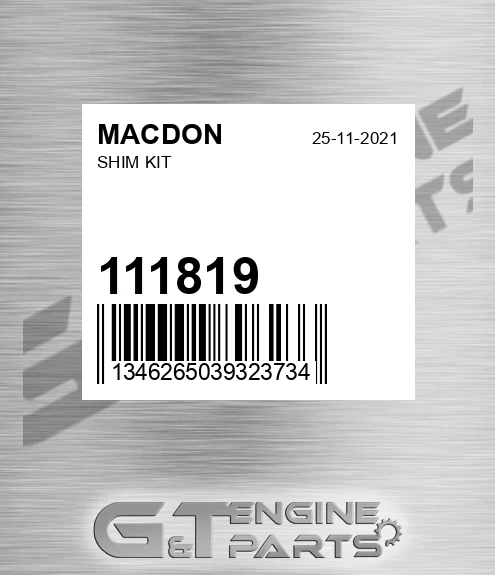 111819 Shim Kit