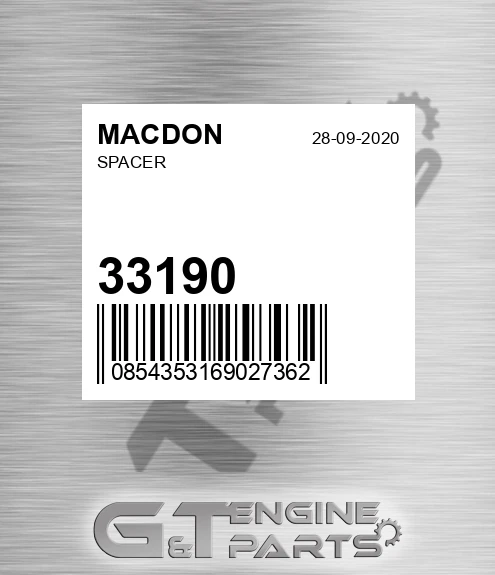 33190 Spacer