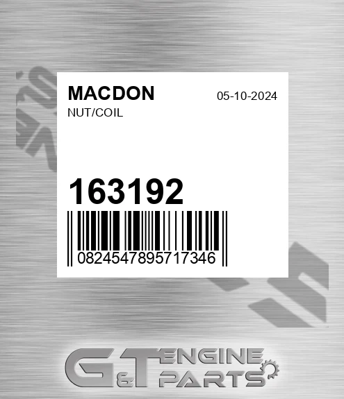 163192 Nut/coil