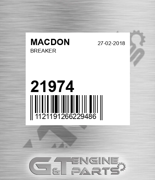 21974 MACDON Breaker