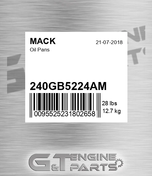 240GB5224AM Oil Pans