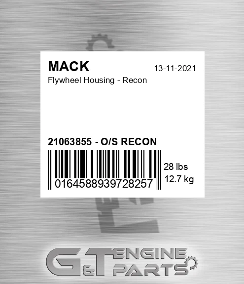 21063855 - O/S RECON MACK Flywheel Housing - Recon