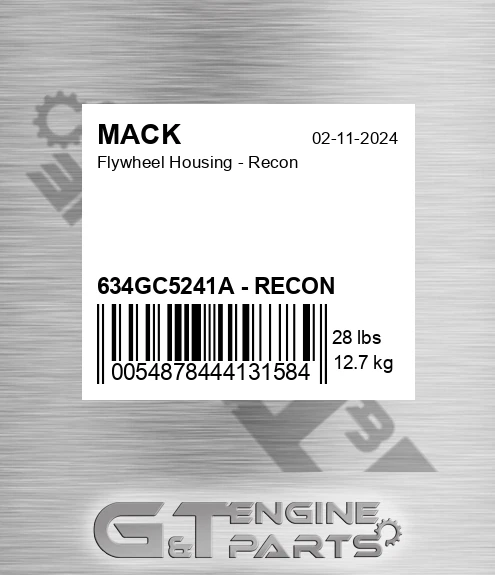 634GC5241A - RECON Flywheel Housing - Recon