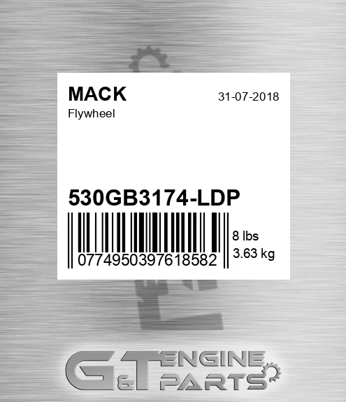 530GB3174-LDP Flywheel