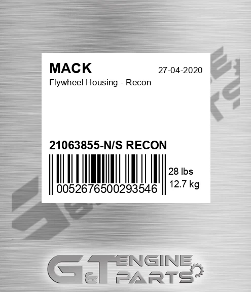 21063855-N/S RECON MACK Flywheel Housing - Recon