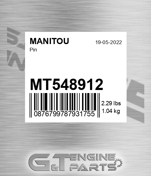 MT548912 MANITOU Pin