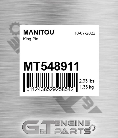 MT548911 MANITOU King Pin