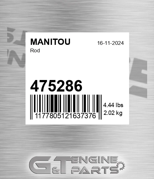 475286 MANITOU Rod