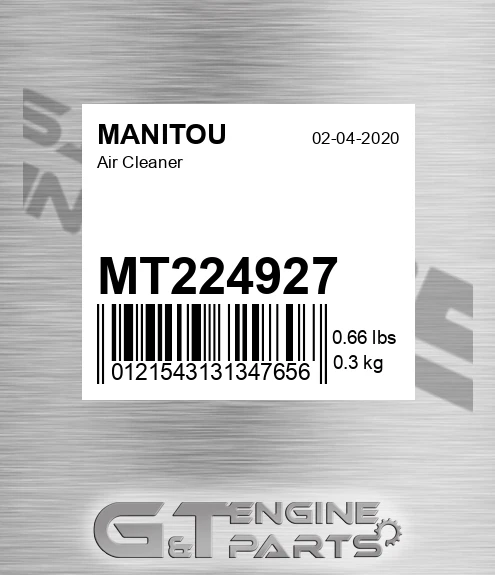 MT224927 Air Cleaner