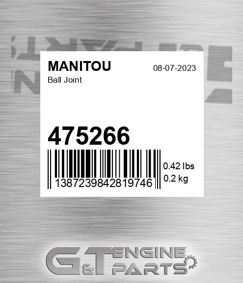 475266 MANITOU Ball Joint