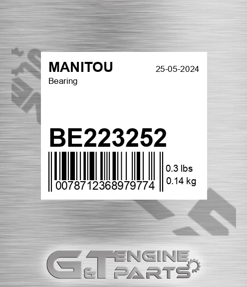 BE223252 Bearing