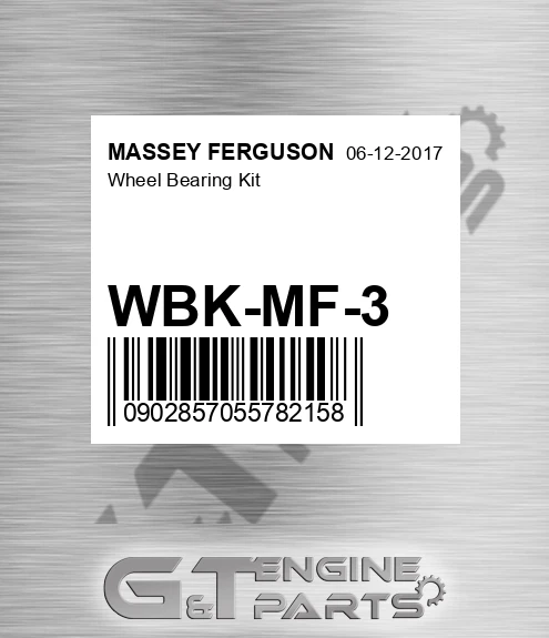 WBK-MF-3 Wheel Bearing Kit for MASSEY FERGUSON