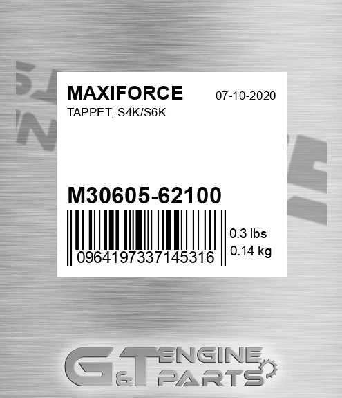 M30605-62100 Tappet, S4k/s6k for MAXIFORCE