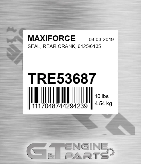 TRE53687 Seal, Rear Crank, 6125/6135 for MAXIFORCE