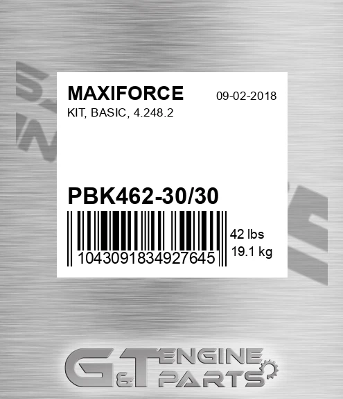 PBK462-30/30 Kit, Basic, 4.248.2 for MAXIFORCE