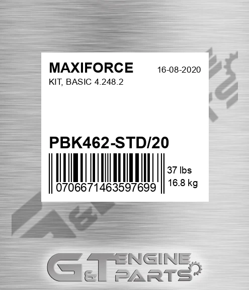 PBK462-STD/20 Kit, Basic 4.248.2 for MAXIFORCE