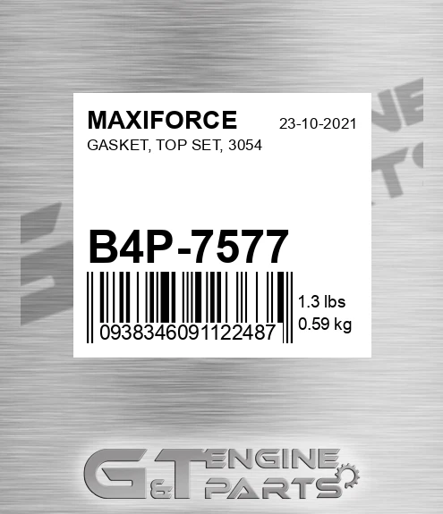 B4P-7577 Gasket, Top Set, 3054 for MAXIFORCE