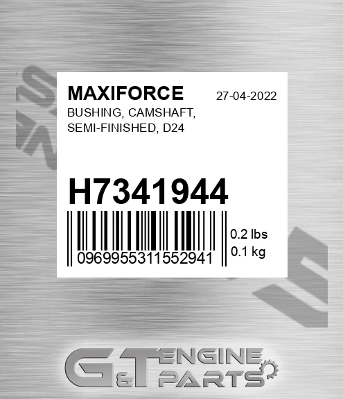 H7341944 Bushing, Camshaft, Semi-finished, D24 for MAXIFORCE