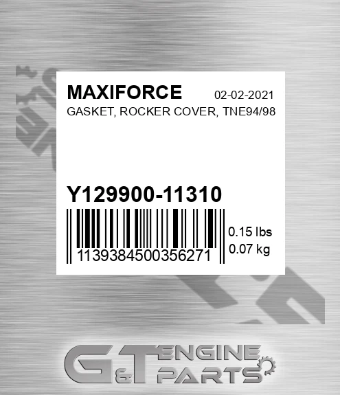 Y129900-11310 Gasket, Rocker Cover, Tne94/98 for MAXIFORCE