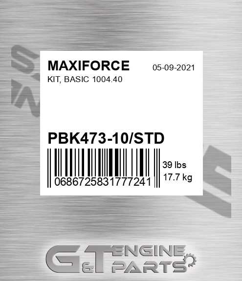 PBK473-10/STD Kit, Basic 1004.40 for MAXIFORCE