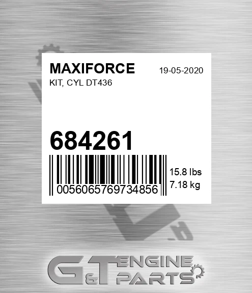 684261 MAXIFORCE Kit, Cyl Dt436