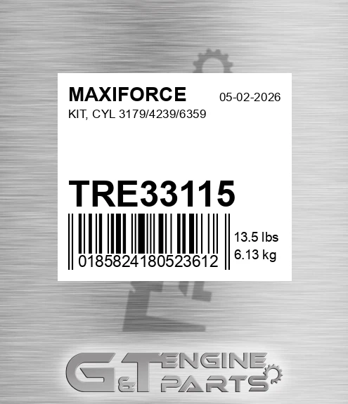 TRE33115 Kit, Cyl 3179/4239/6359 for MAXIFORCE