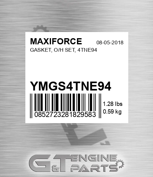 YMGS4TNE94 Gasket, O/h Set, 4tne94 for MAXIFORCE