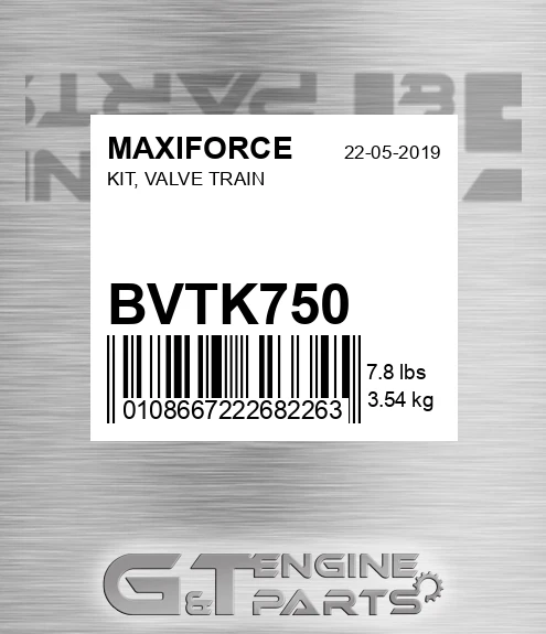 BVTK750 Kit, Valve Train for MAXIFORCE