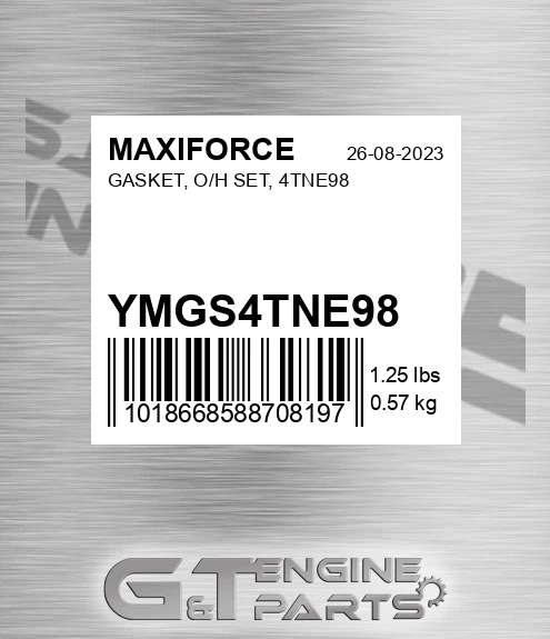 YMGS4TNE98 Gasket, O/h Set, 4tne98 for MAXIFORCE