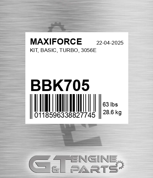 BBK705 Kit, Basic, Turbo, 3056e for MAXIFORCE