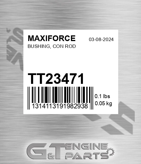 TT23471 Bushing, Con Rod for MAXIFORCE