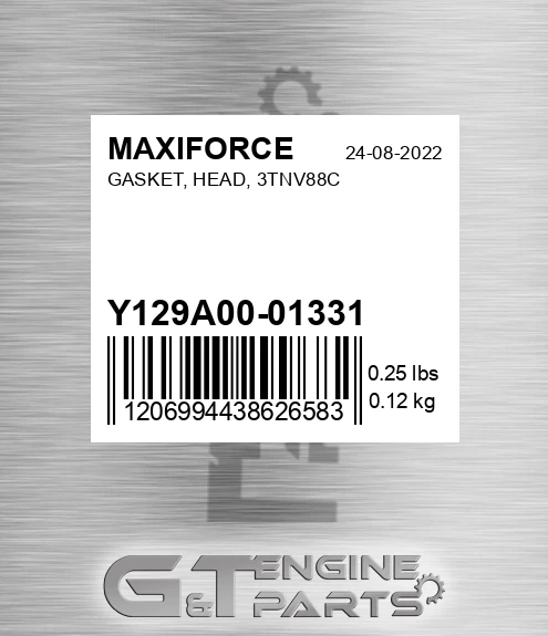 Y129A00-01331 Gasket, Head, 3tnv88c for MAXIFORCE
