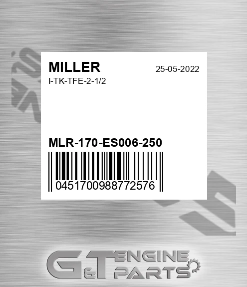 MLR-170-ES006-250 I-tk-tfe-2-1/2
