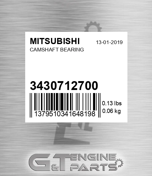 34307-12700 Camshaft Bearing