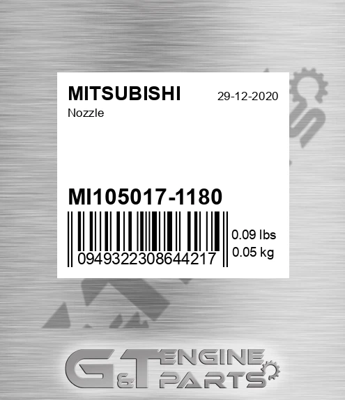 MI105017-1180 Nozzle