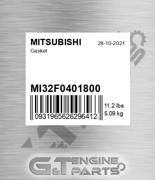 MI32F0401800 Gasket for MITSUBISHI