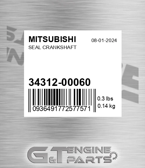 34312-00060 Seal Crankshaft
