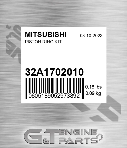 32A17-02010 Piston Ring Kit