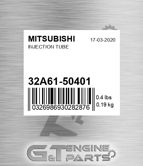 32A61-50401 Injection Tube