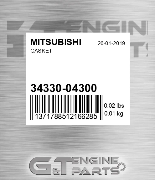 34330-04300 Gasket