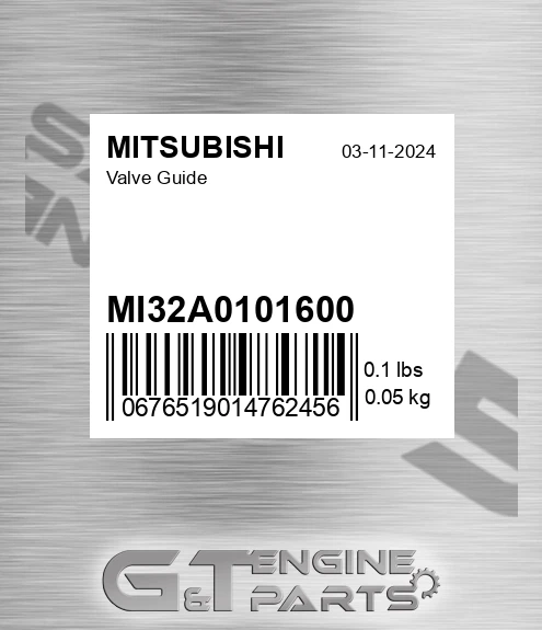 MI32A0101600 Valve Guide for MITSUBISHI