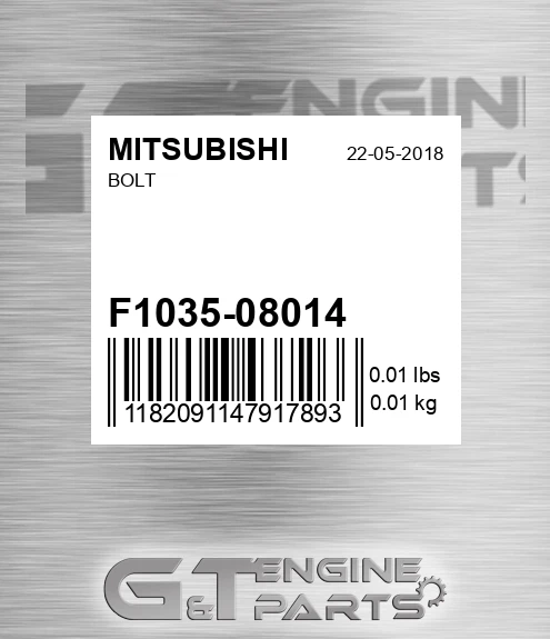 F1035-08014 Bolt for MITSUBISHI