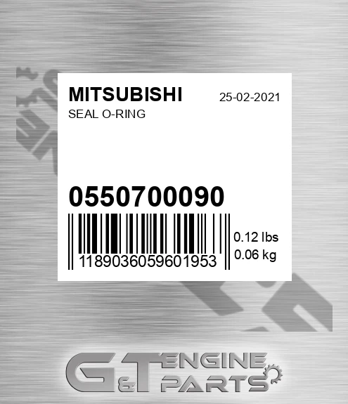05507-00090 Seal O-ring