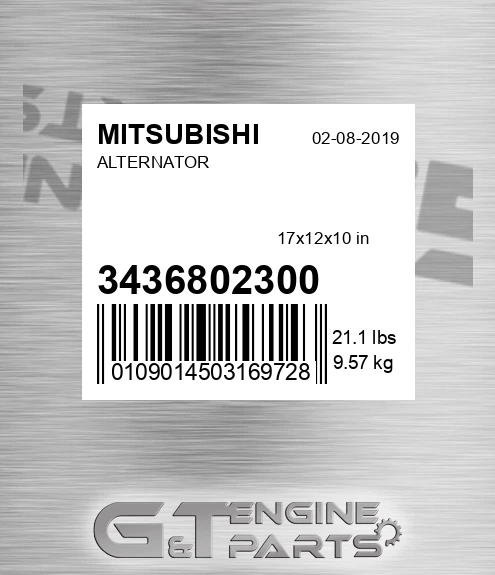 34368-02300 Alternator