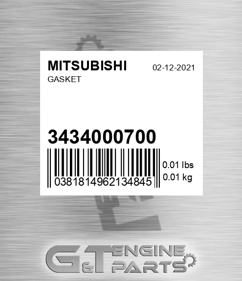 34340-00700 Gasket