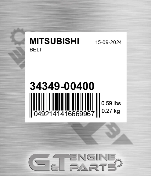 34349-00400 Belt