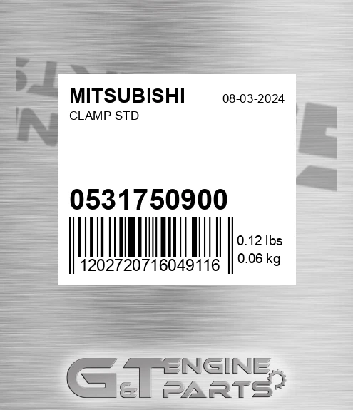 0531750900 Clamp Std