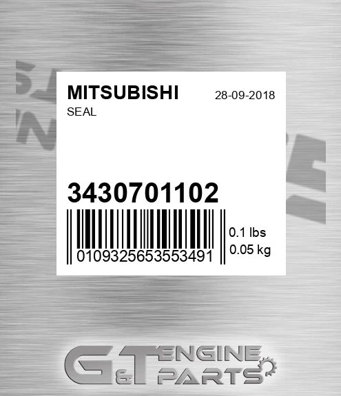 34307-01102 Seal