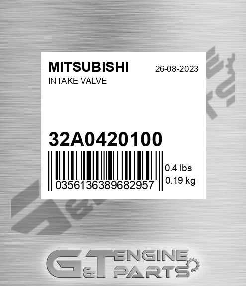 32A04-20100 Intake Valve for MITSUBISHI