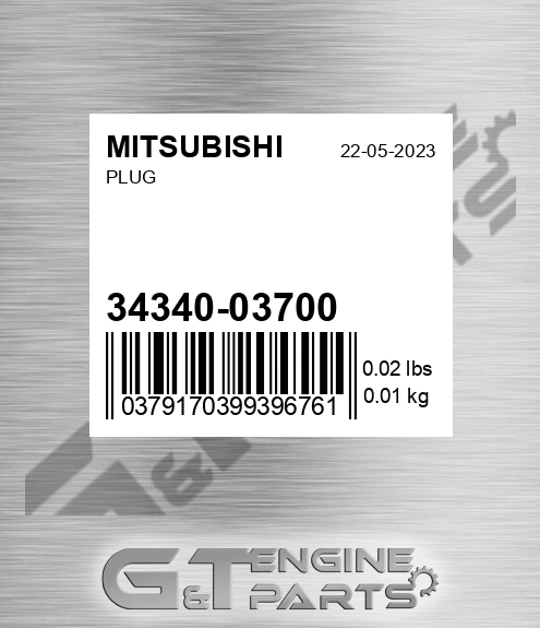 34340-03700 Plug